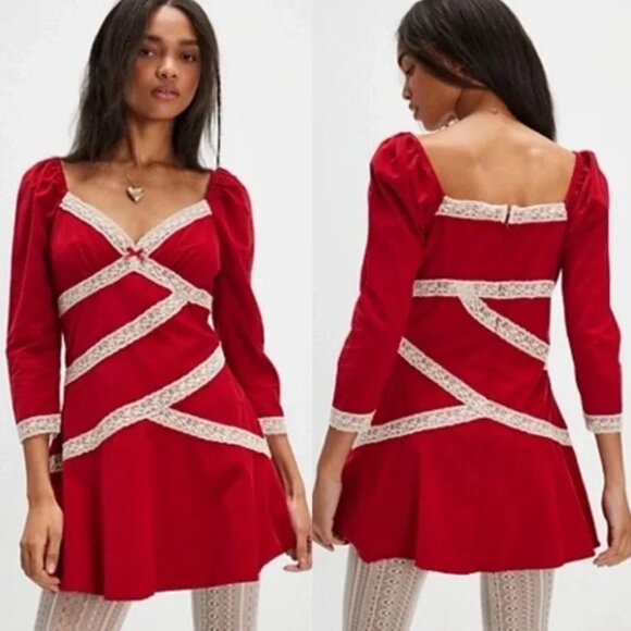 NWOT Free People Tennley Dress - Picture 2 of 6